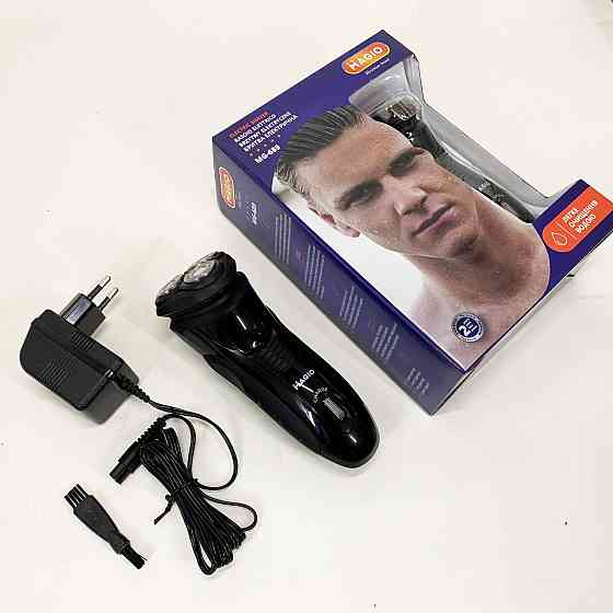 Акумуляторний прилад для видалення волосся, Професійна бритва для чоловіків, Бритва сітчаста професійна LR-64 Львів