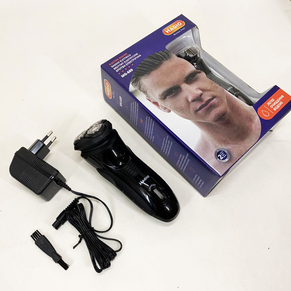 Акумуляторний прилад для видалення волосся, Професійна бритва для чоловіків, Бритва сітчаста професійна LR-64 Львів - фото 4