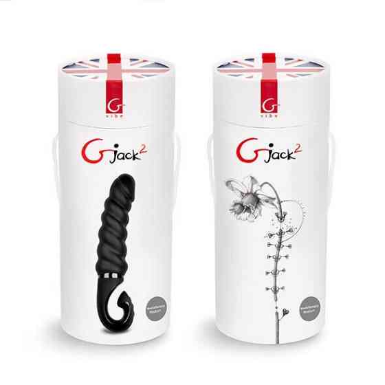 Вібратор рельєфний Gjack2 чорний Sex Aura Київ