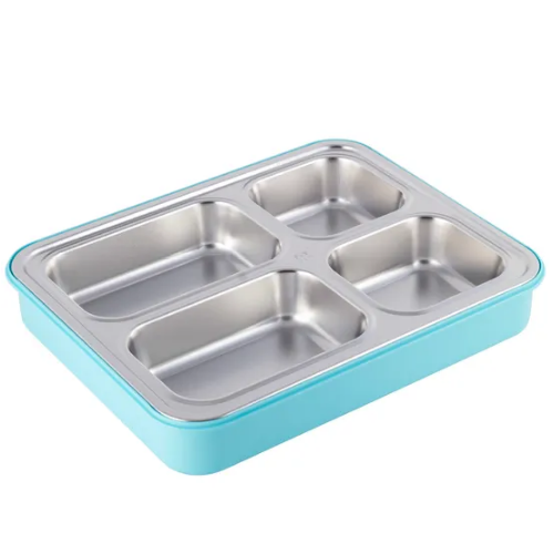 Ланч-бокс 31*25*6см (корпус пластик/внутр.ємність нерж.сталь) мікс KAMILLE Житомир - фото 6