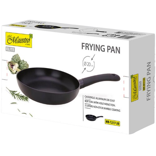 Сковорідка d20см б/кришки індукційне дно (Full induction) антипригарне покриття MR-1217-20 Maestro Житомир - фото 4