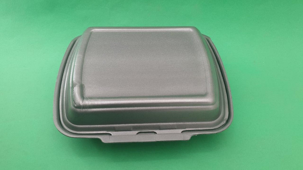 Ланч-бокс з спіненого полістиролу з кришкою 250*210*70 Чорний HP-1 125 шт/уп Харків - фото 1