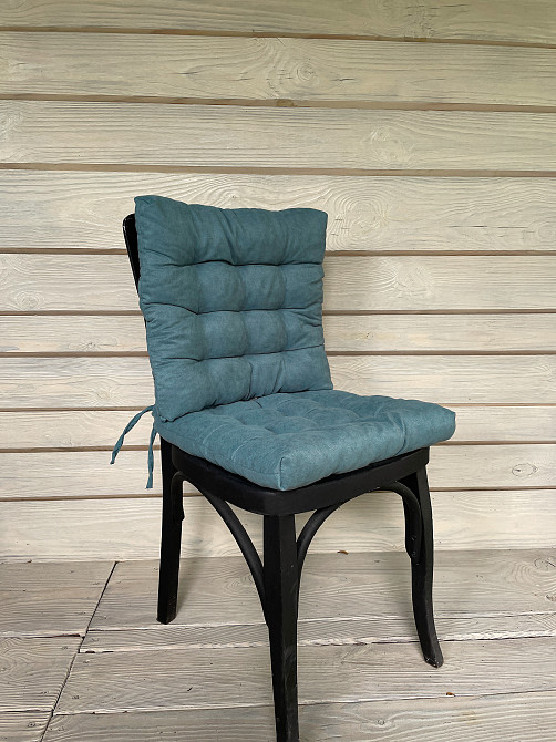 Подушка для стільців (40x40х5 см) Decorator Sparta колір сіро-блакитний 84-072 Київ - фото 5