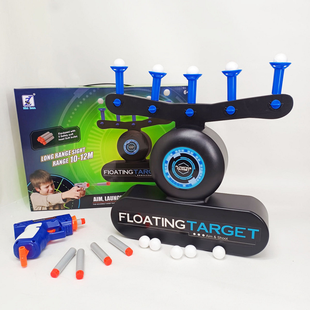 Игровой набор Воздушный тир Ховербласт/стрельба по парящим мишеням (Летающие мишени), бластер и 5 пуль XN-18 Львов - изображение 9