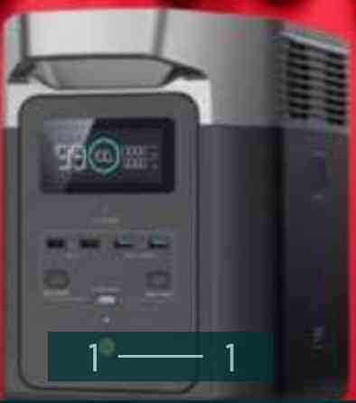 Зарядная Станция EcoFlow DELTA 2 MAX , 2400Вт. 2048Вт/год. Киев