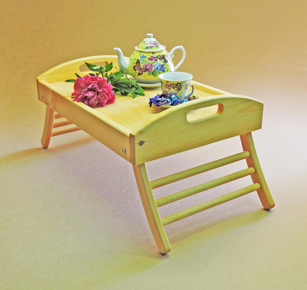 Столик-піднос для сніданку "Каліфорнія" ваніль Миколаїв - фото 1