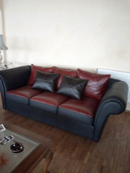 Диван шкіряний трьохмісний модель 1003 Babylone Ужгород - изображение 2