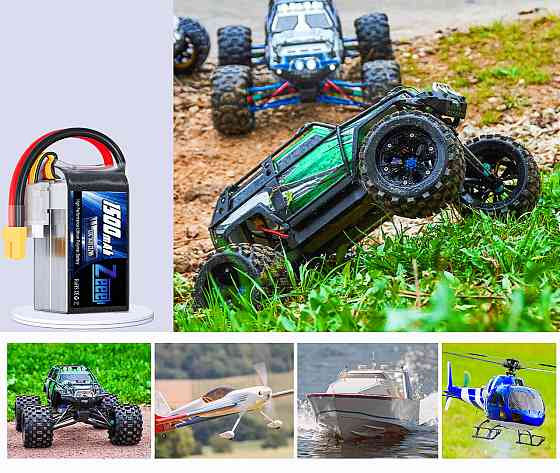 Аккумулятор Zee 14.8V 120C 1500mah 4S RC Li-po XT60 Киев