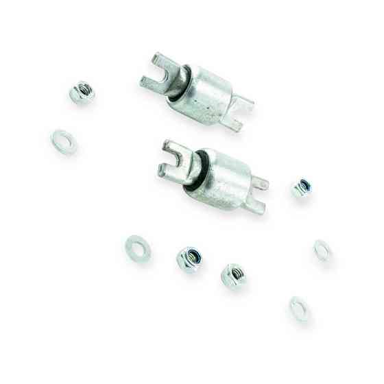 Сайлентблок амортизатор ГАЗ 2410, 3110 переднего (ремонт d30) с гайками и шайбами (к-кт 2 шт) Мукачево