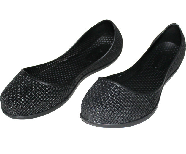 Гумові чорні чорні жіночі балетки для пляжних прогулянок ЄВА-тапочки літні щоденні Одеса - фото 2