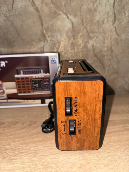 Радиоприемник Bluetooth Solar Meier MD-919-S с солнечной панелью, фонарем, MP3, USB, TF, аккумулятором 18650 Одесса - изображение 7