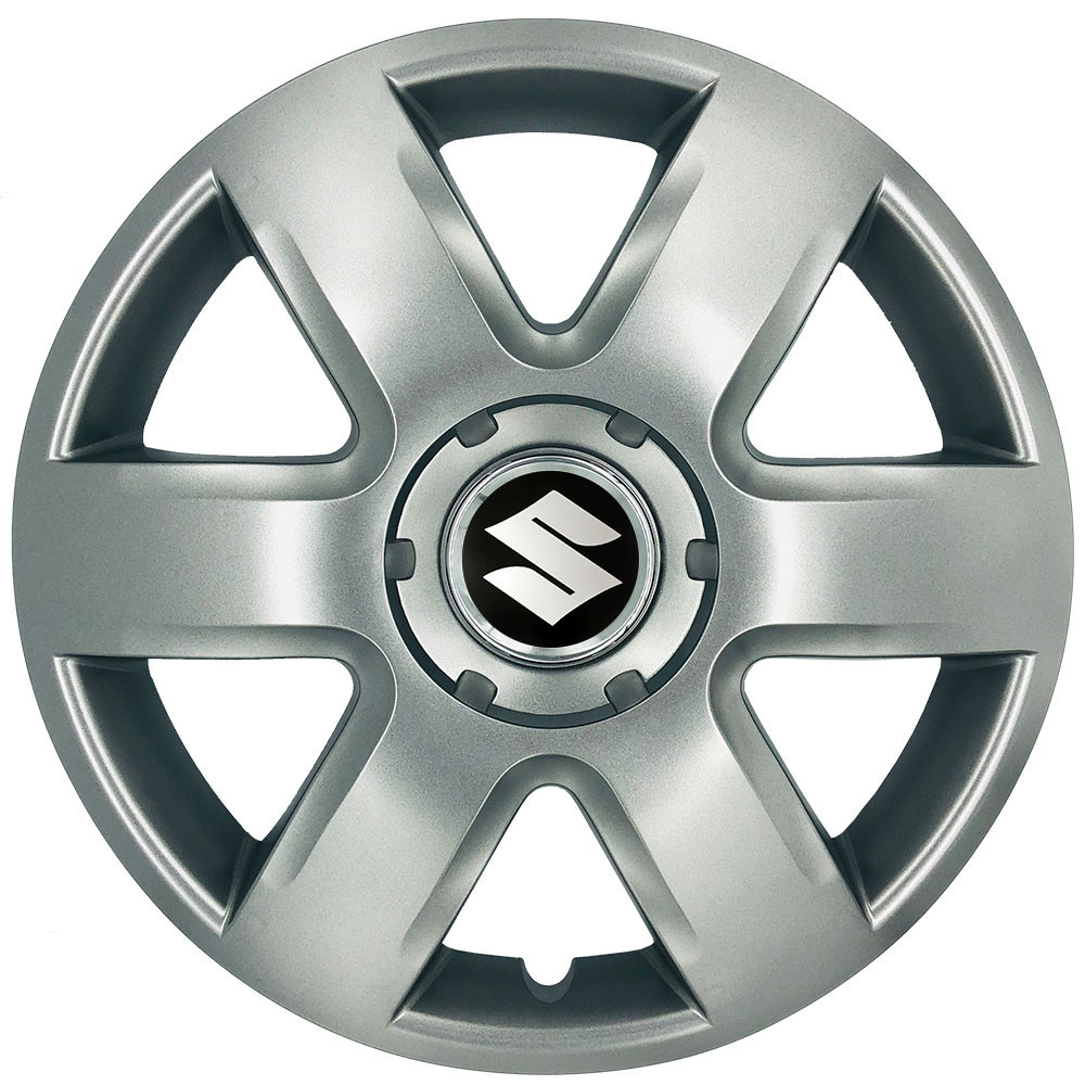 Автомобильные модельные колпаки R15 Suzuki 337 4шт, SJS, серебряные Киев - изображение 1