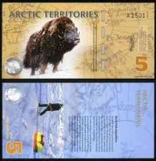 Арктика / Arctic terr. 5 dollars 2012 UNC ЗРАЗОК Полтава