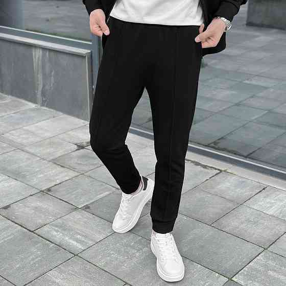 Чорний спортивний чоловічий костюм Pobedov Alpha. Комплект штани і кофта Київ