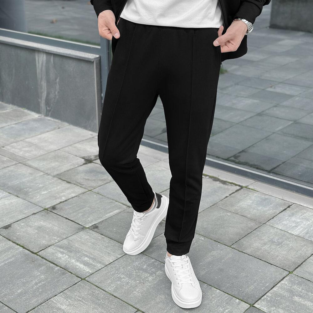 Чорний спортивний чоловічий костюм Pobedov Alpha. Комплект штани і кофта Київ - фото 4