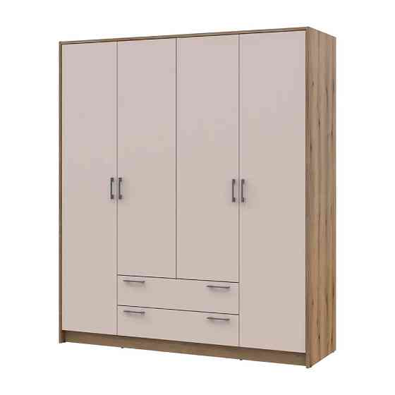 Шкаф для одежды Doros Ронди Дуб Артизан/Кашемир 4ДСП 160х52х195 DRS-011662 (80737825) Львов
