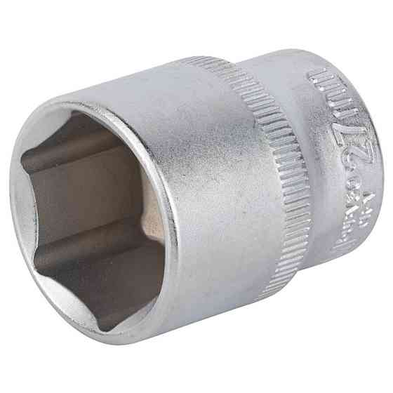 Насадка шестигранна коротка 1/2" 27 мм CrV mid SIGMA (6071271) Київ