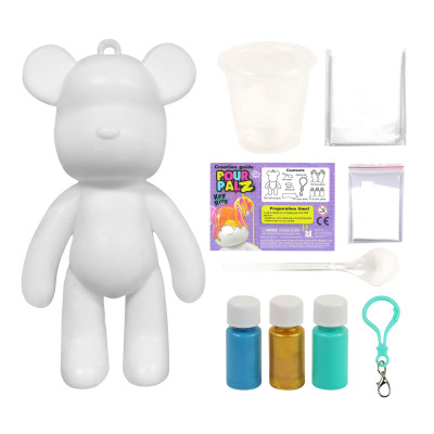 Набір для творчості ToyMonster Pour Palz Флюїд Арт - Брелок Ведмедик (GS-G08162) Вінниця - фото 9