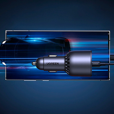 Зарядное устройство Ugreen 3xUSB 130W (2xUSB-C+USB-A) QC3.0 (EC705) (35025) Винница - изображение 7