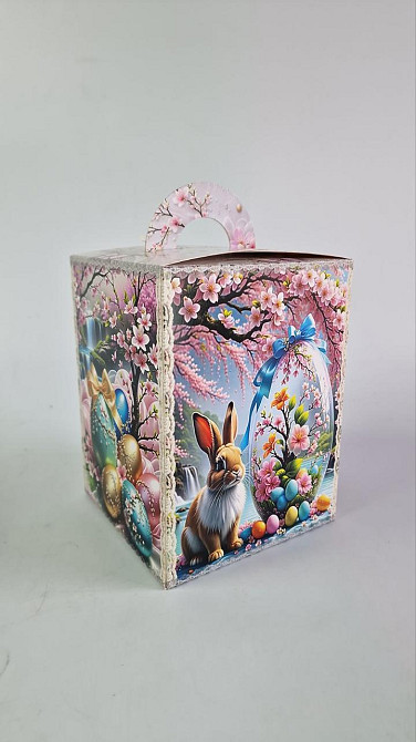 Коробка под пасхальный  Пасхи 14см *14см*18,7см  (400грм) №2 (1 шт) Харьков - изображение 3