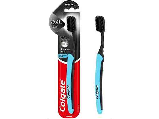 Зубная щетка 1шт Шелковые Нити с древесным углем ТМ Colgate Solmir Киев
