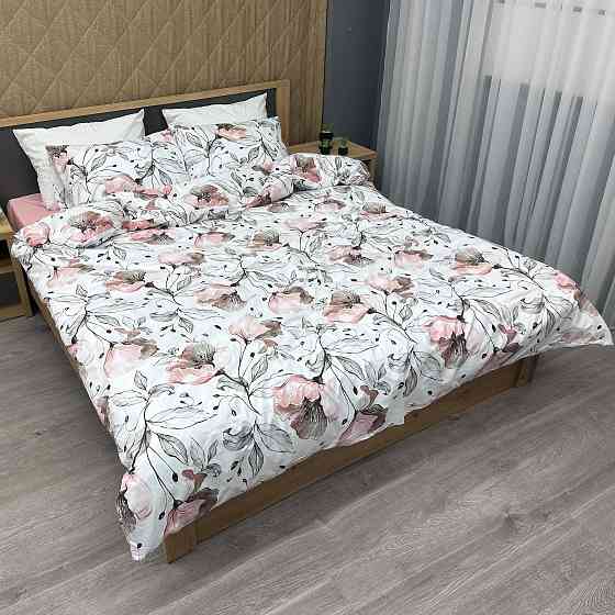 Комплект постельного белья, Decorator Dusty Blossom Евро 200х215 с цветочным принтом (88-018) Киев