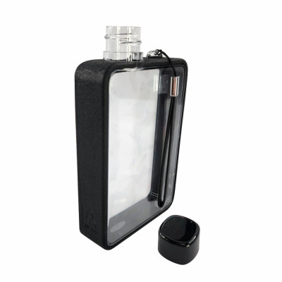 Пляшка для води Line Art Bella 380 мл чорна (60010118LA-01) Вінниця - фото 4