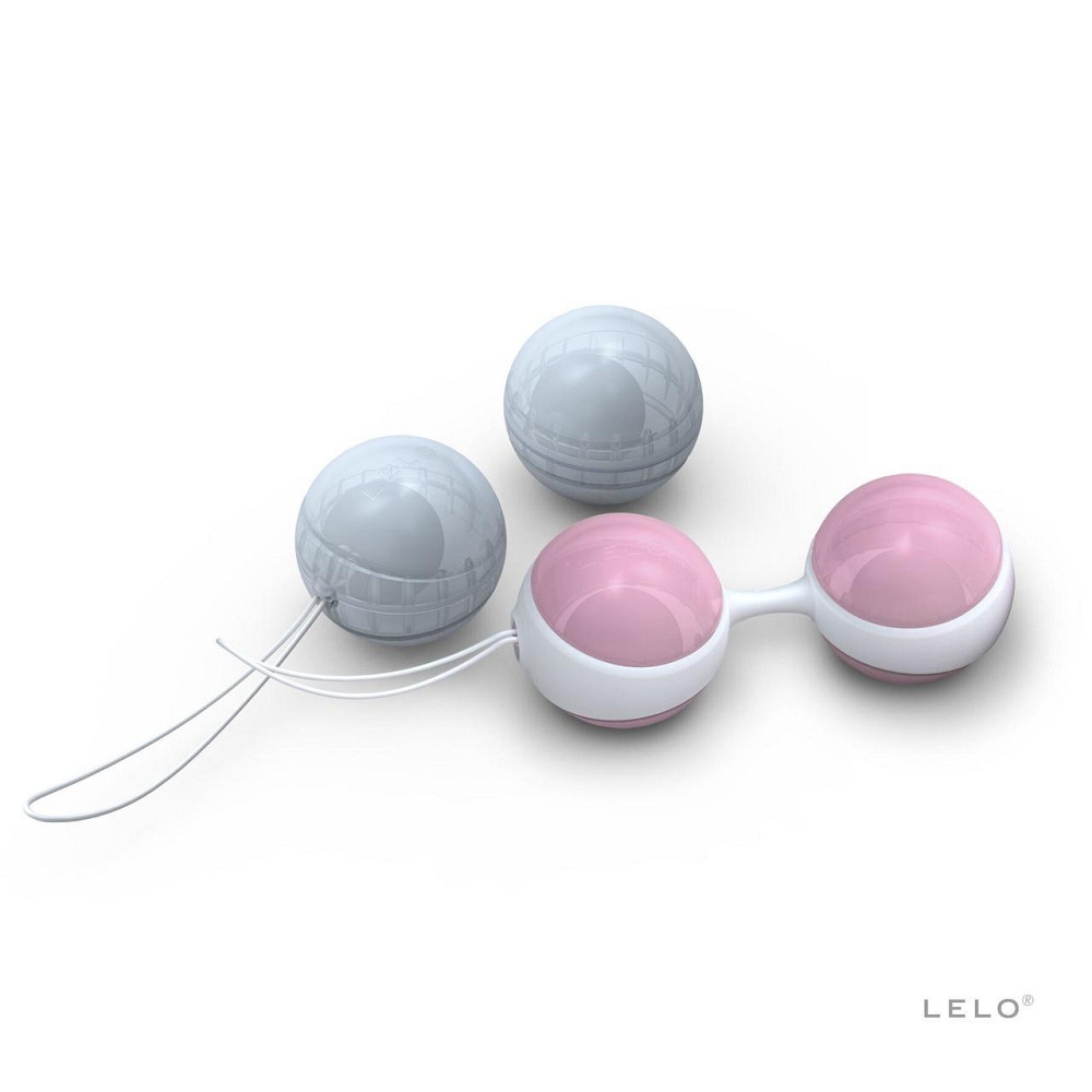 Набір вагінальних кульок LELO Beads Mini, діаметр 2,9 см, змінне навантаження, 2х28 та 2х37 г Sex Aura Київ - фото 1