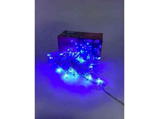 Гирлянда 180LED синий 16м проволока 220V 0370-15 ТМ PRC Киев