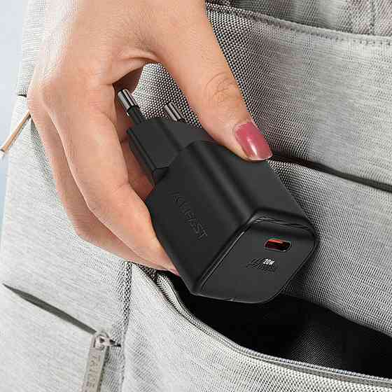 Мережевий зарядний пристрій ACEFAST A73 mini PD20W GaN USB-C charger Black 6974316282648 Одеса