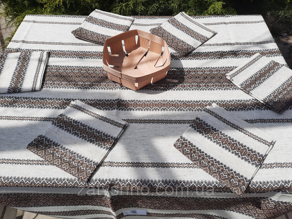 Вишита скатертина комплект Київ - фото 1