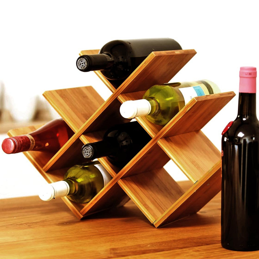 Настольная винная полка 