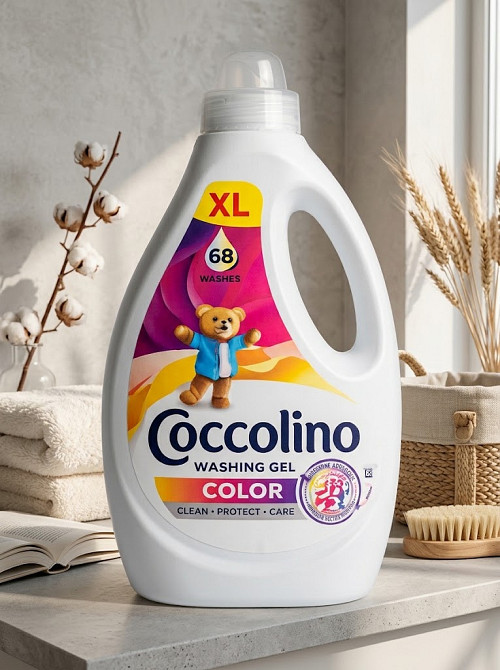 Гель для прання Coccolino Care для кольорових речей 2,72 л Київ - фото 3