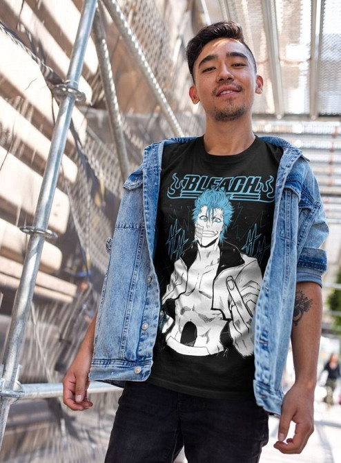 Футболка аниме Блич оверсайз (S/M/L) Черний AnimeJ0870 Днепр - изображение 4