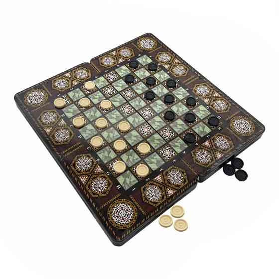 Набір настільних ігор "Шахи 3 в 1" Set3 NE-SP-SET-14 нарди, шашки, 40х40 см Вінниця