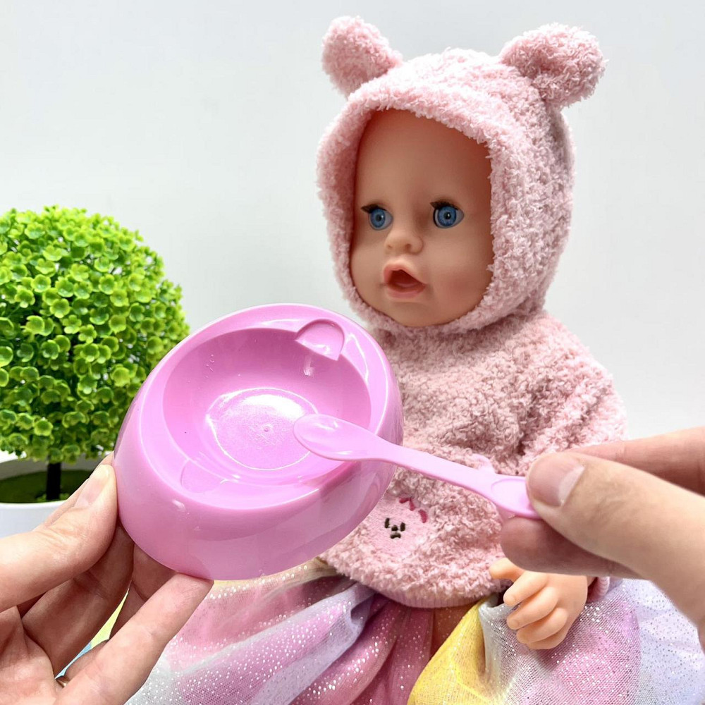 Пупс функціональний Чудо Малюк п'є-писає в комплекті горщик пляшка соска підгузник 43 см з аксесуарами (BL242F-DM-UA) Чернигов - изображение 5
