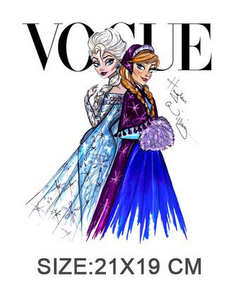 Термонаклейка для девочки для одежды Анна и Эльза Киев - изображение 1