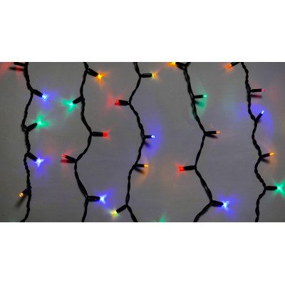 Гирлянда Delux ICICLE flash 108LED 2 х 1 м мульти/черн IP44 EN (90012950) Винница - изображение 1