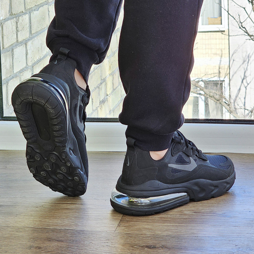 Кросівки Nike 270 Сіточка Чоловічі Чорний Найк з Амортизацією Літні (розміри: 41,42,43,44,45) Відео Огляд Дніпро - фото 4