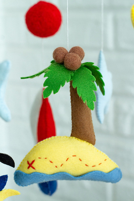 Мобіль на ліжечко WoollyFox «Пірат» Київ - фото 3