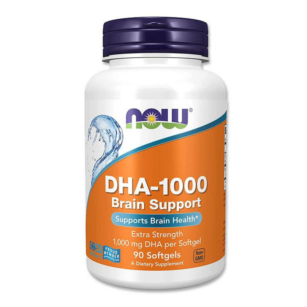 Омега 3 ДГК  Now Foods DHA-1000 Brain Support 90 гел капс Київ - фото 1