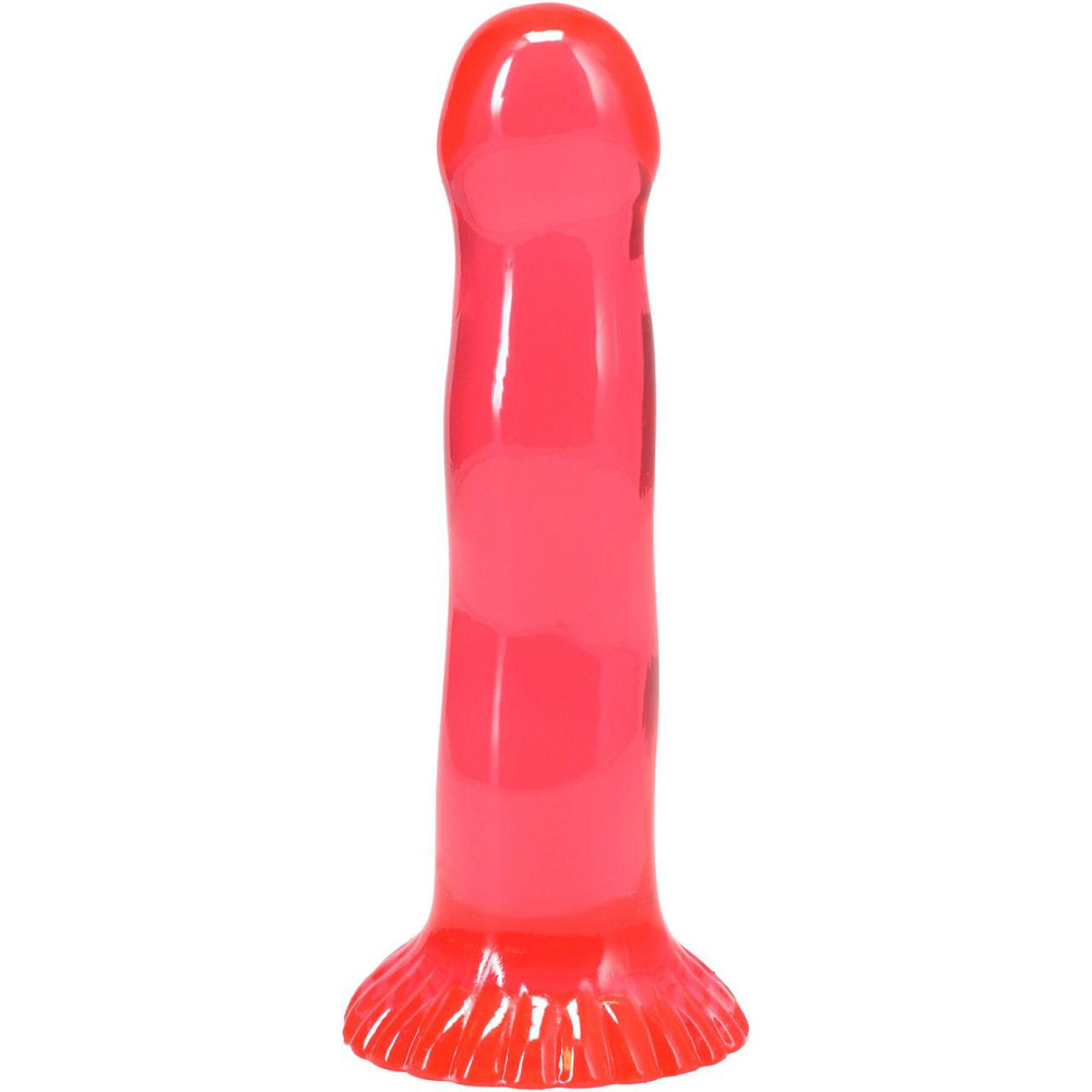 Набор фаллоимитаторов Doc Johnson Crystal Jellies - Dong Starter Set - Purple, Pink, Green Sex Aura Киев - изображение 6