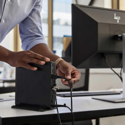 Комп'ютер HP Pro 400 G9 Mini / i3-13100T, 8, 512, WiFi, кл+м, Win11P (884V0EA) Вінниця - фото 9