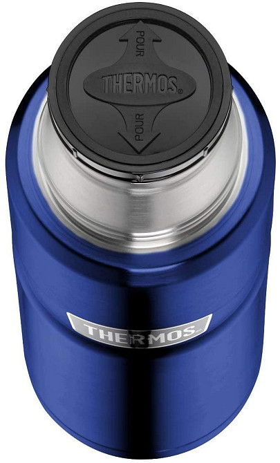 Термос для напоїв з чашкою 470 мл Thermos "King Flask" Metalic Blue (170016) Нержавіюча сталь Нововолинськ - фото 4