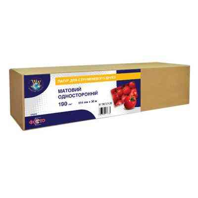 Бумага WWM 36"/914мм х 30м, matte, 190г/м кв, втулка 50мм (M190R.9.30) Винница