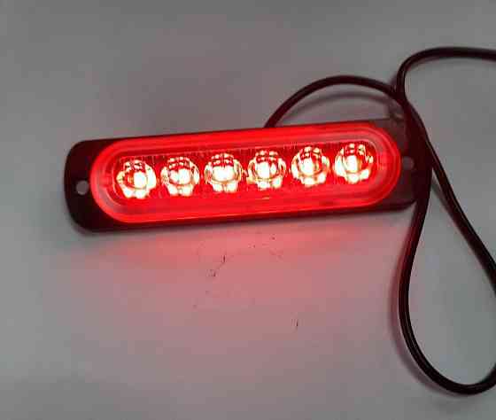 Габаритні ліхтарі I-CL-6LED-R 12-24V червоні Вінниця