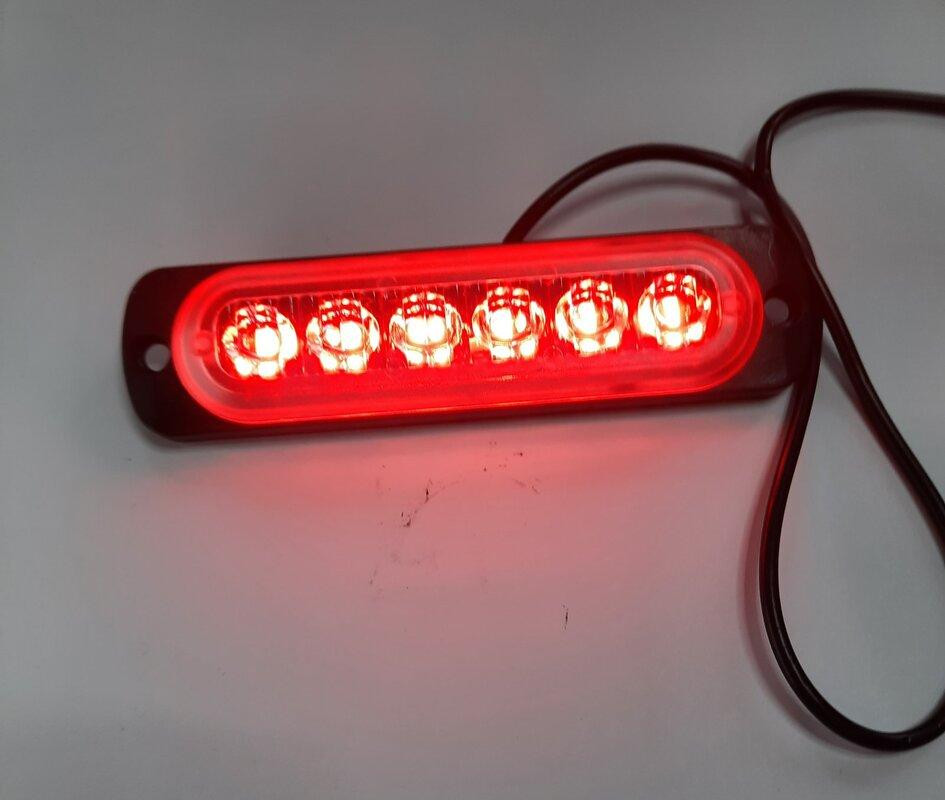 Габаритні ліхтарі I-CL-6LED-R 12-24V червоні Винница - изображение 2