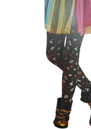 Колготки Хэллоуин детские с принтом 40 den черный 12-14 Киев