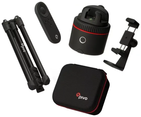 Смарт штатив для телефону з автовідстеженням Pivo Standart Pack Red, штатив, кейс, тримач, пульт Луцк
