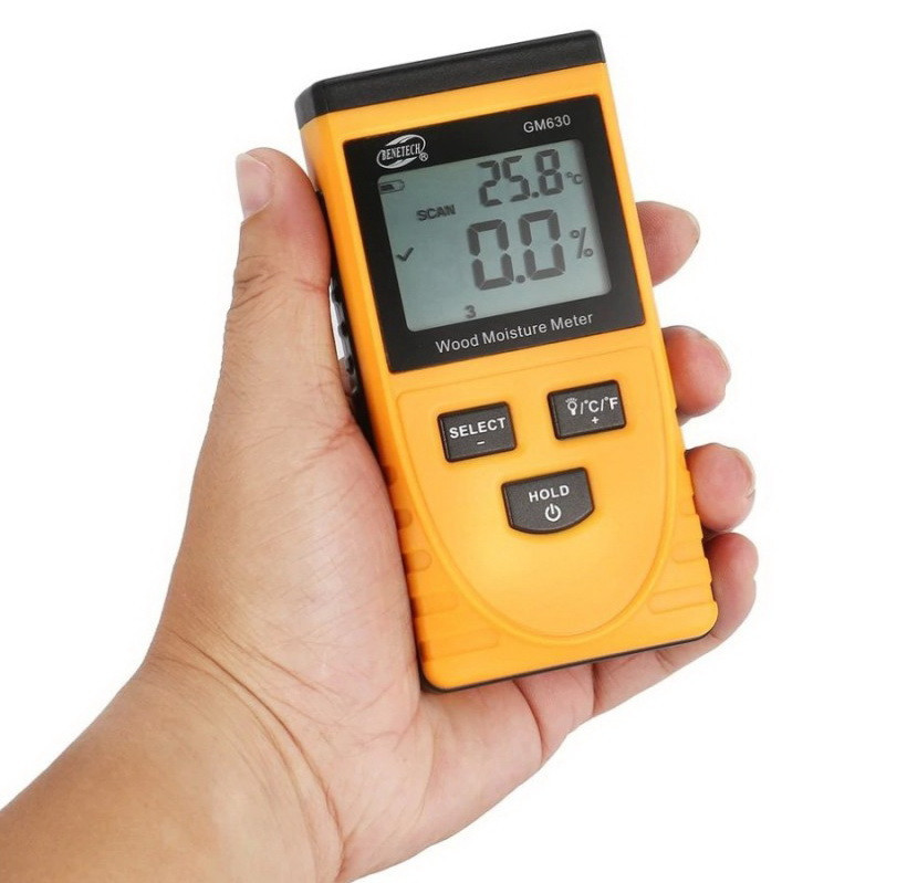 Бесконтактный влагомер стройматериалов 0,5-79,5% BENETECH GM630 Киев - изображение 4